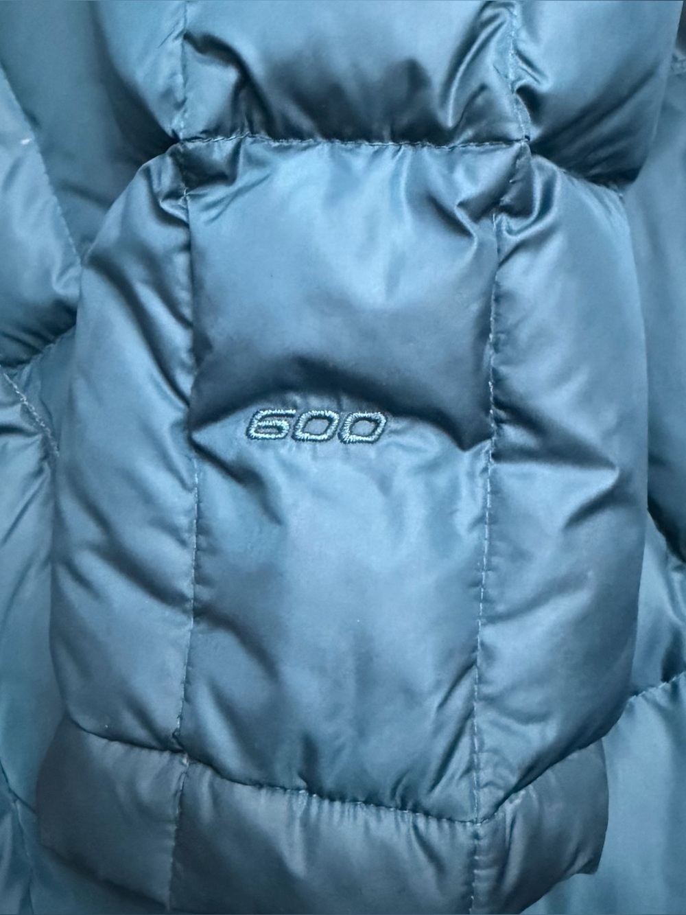 The North Face Metropolis Parka 600 Fill Down Teal Blue Women’s Size L - Picture 7 of 11